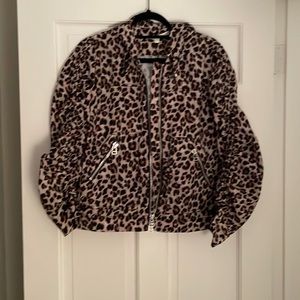 New Veronica Beard windbreaker (leopard)